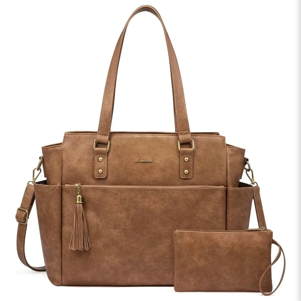 LOVEVOOK Laptop Tote Bag Women Work Bag 15.6